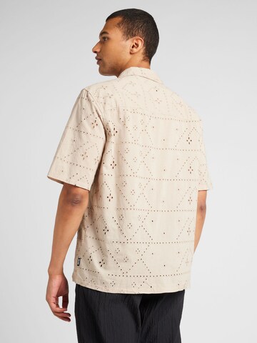 Only & Sons Comfort Fit Hemd 'ARON' in Beige