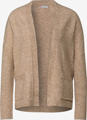 Cardigan STREET ONE en beige : devant