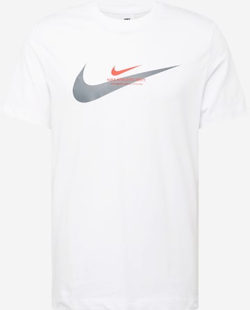 Nike Sportswear Тениска в бяло: отпред