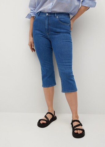 MANGO Regular Jeans in Blau: predná strana