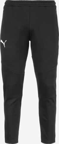 PUMA Tapered Pants in Black: front