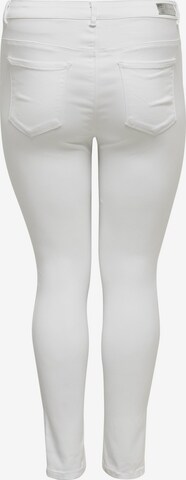 ONLY Carmakoma Skinny Jeans 'Augusta' in White