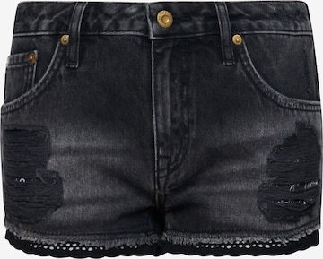 Superdry Regular Jeans in Zwart: voorkant