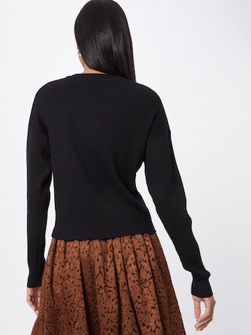 Rut & Circle Sweater 'MEGAN' in Black