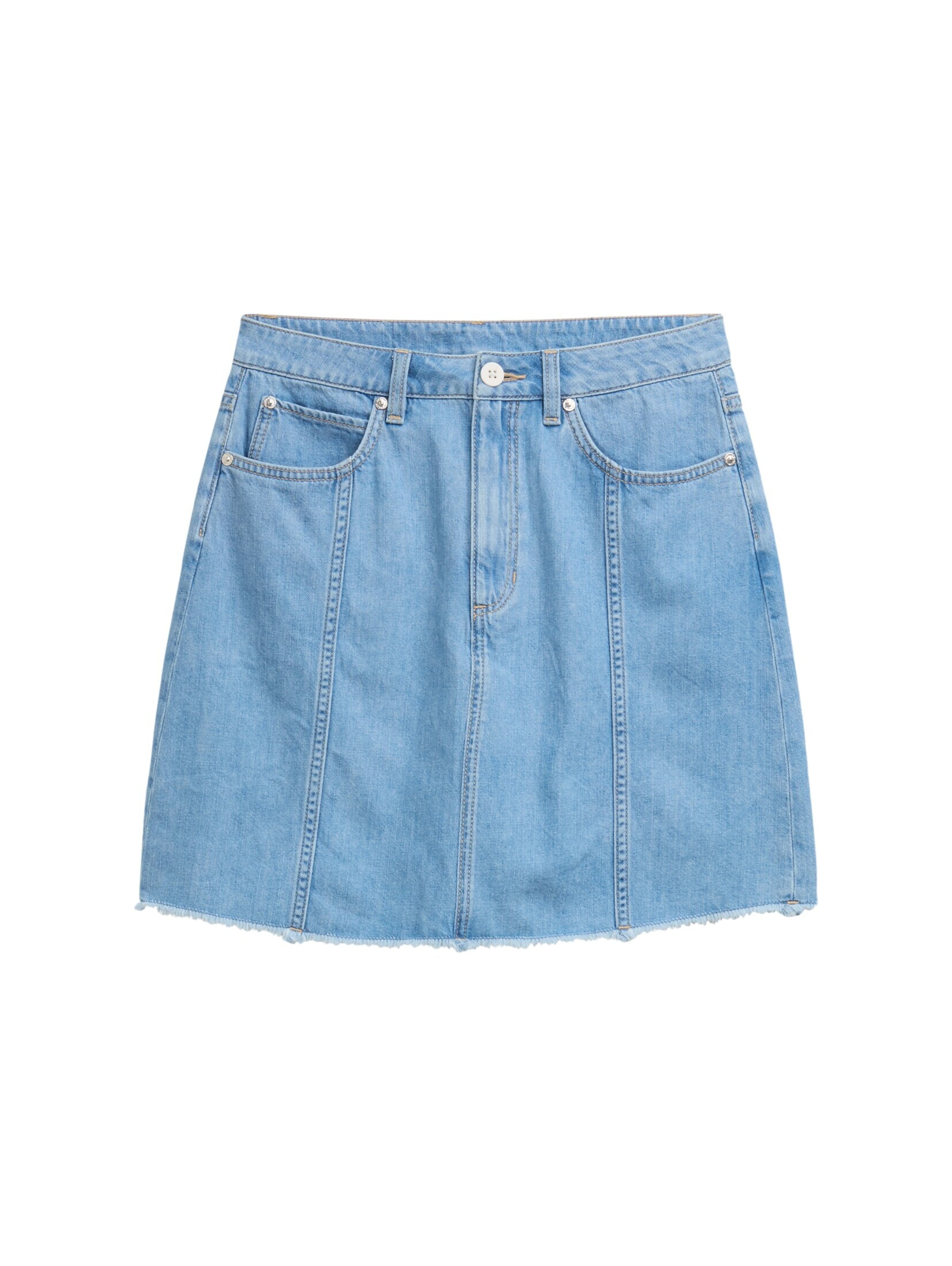 TOM TAILOR DENIM Rok in Blauw: voorkant