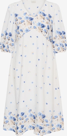 KAFFE CURVE - Vestido 'Rosa' en azul: frente