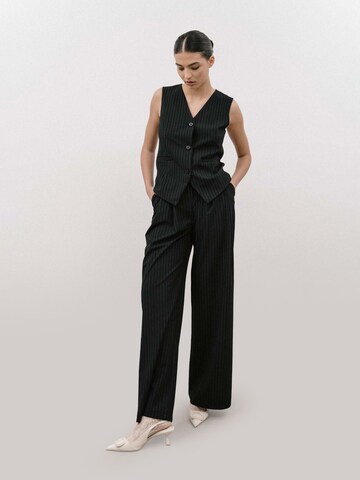 4TAILORS Bodywarmer in Zwart