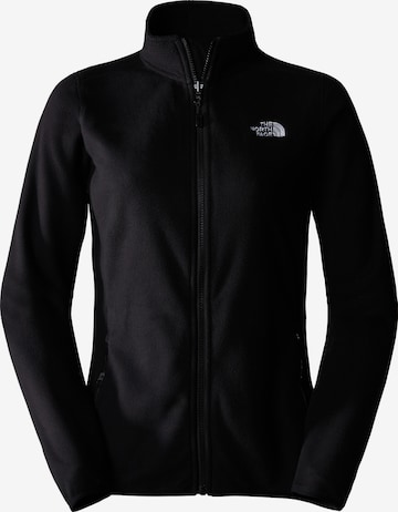 THE NORTH FACE Functionele fleece jas '100 Glacier' in Zwart: voorkant