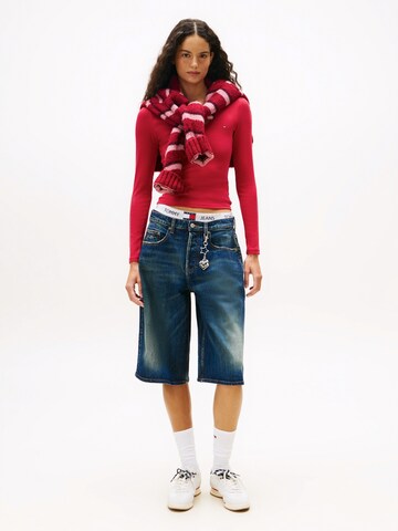 Tommy Jeans - Camisa 'ESSENTIAL' em vermelho