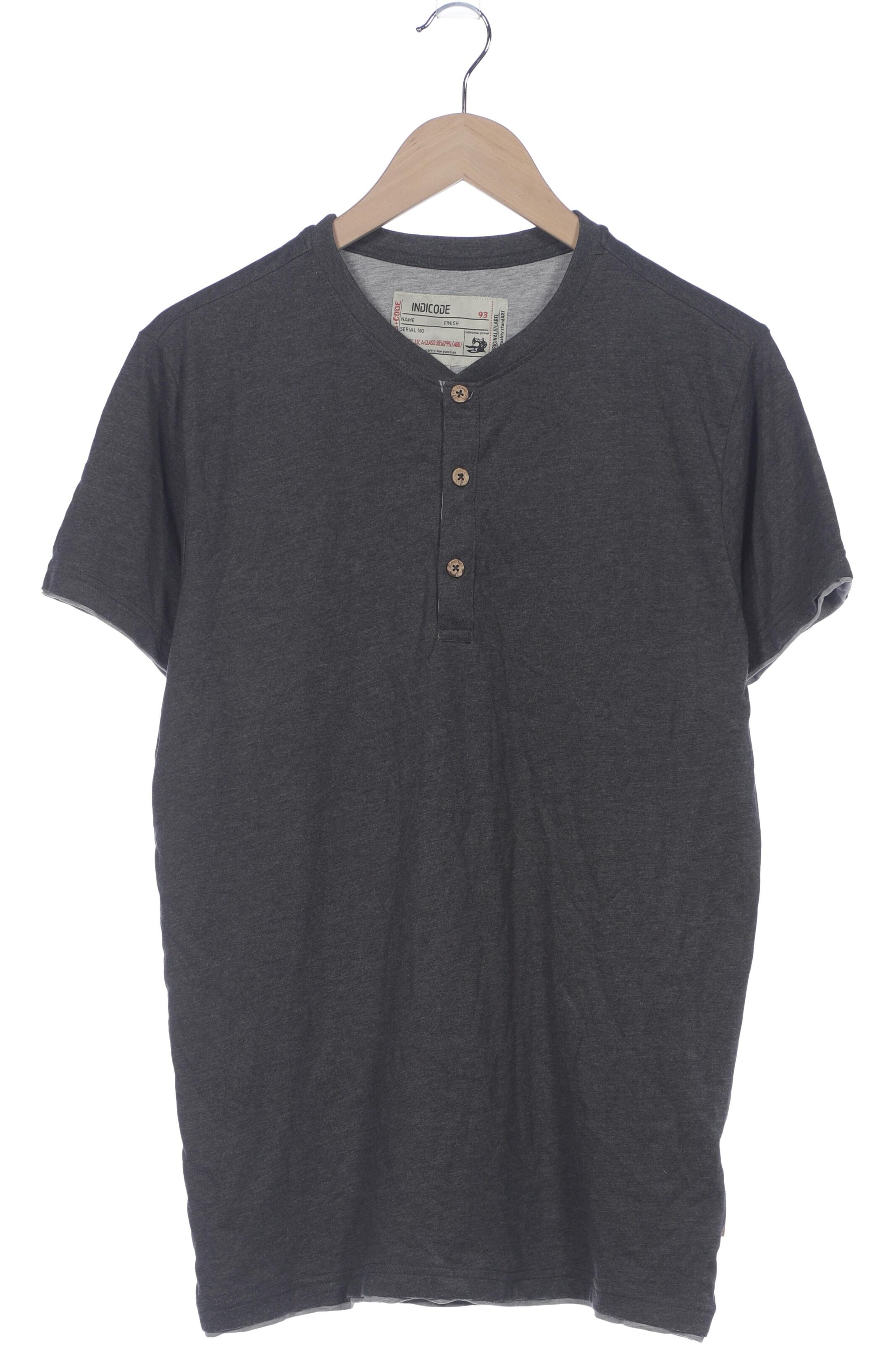 INDICODE JEANS Shirt in L in Grey: front