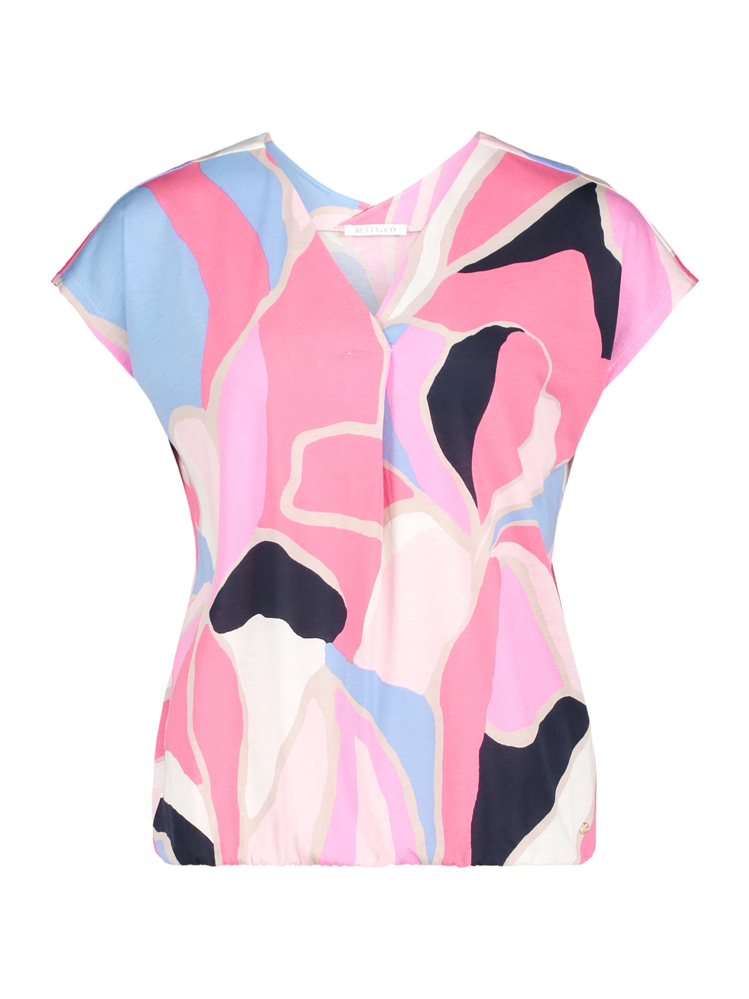 T-shirt Betty & Co en rose : devant