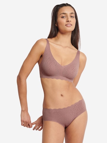 Bustier Soutien-gorge ' Blue ZERO Feel Bliss ' SLOGGI en marron