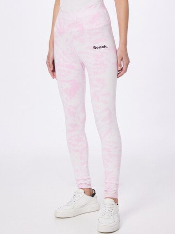 BENCH Skinny Leggings 'JILLY' in Pink: predná strana