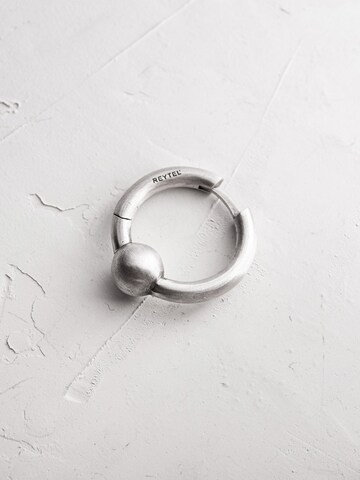 REYTEL Ohrring 'GRAVITY' in Silber: Vorderseite
