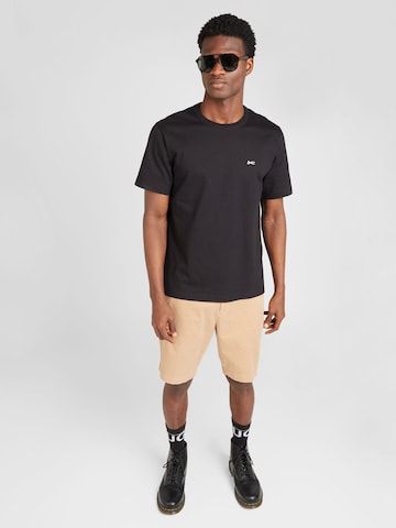 T-Shirt 'AMERICANA' DENHAM en noir