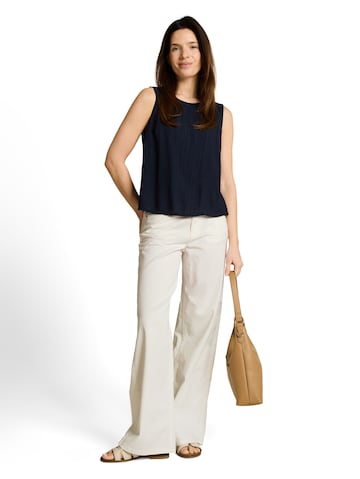 TOM TAILOR Laiad sääred Teksapüksid 'LUNA', värv valge