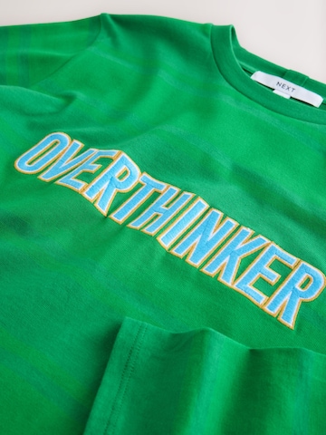 Bluză de molton de la Next pe verde