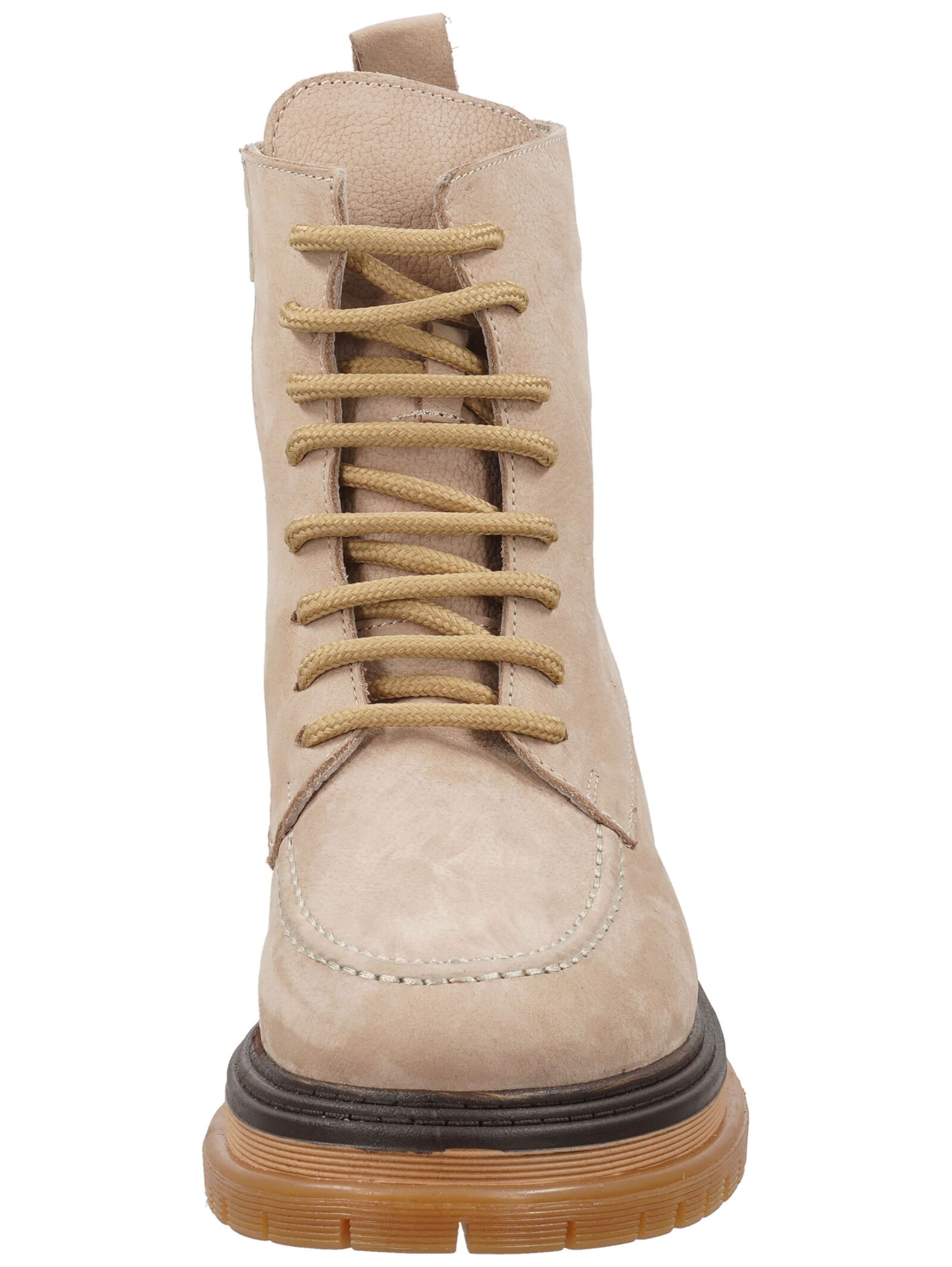 Bottines à lacets ILC en beige