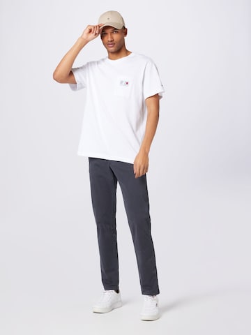 pilka TOMMY HILFIGER Standartinis „Chino“ stiliaus kelnės 'DENTON'