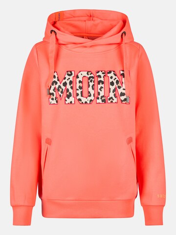salzhaut Sweatshirt 'Sünn - Moin' in Oranje: voorkant