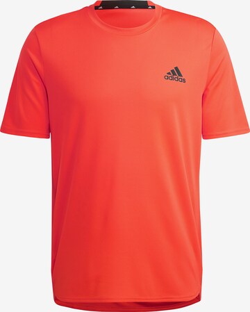 ADIDAS SPORTSWEAR Performance Shirt 'Designed For Movement' in Orange: front