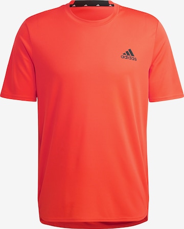 ADIDAS SPORTSWEAR Performance shirt 'Designed For Movement' in Orange: front