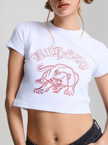 Ed Hardy T-Shirt in Weiß
