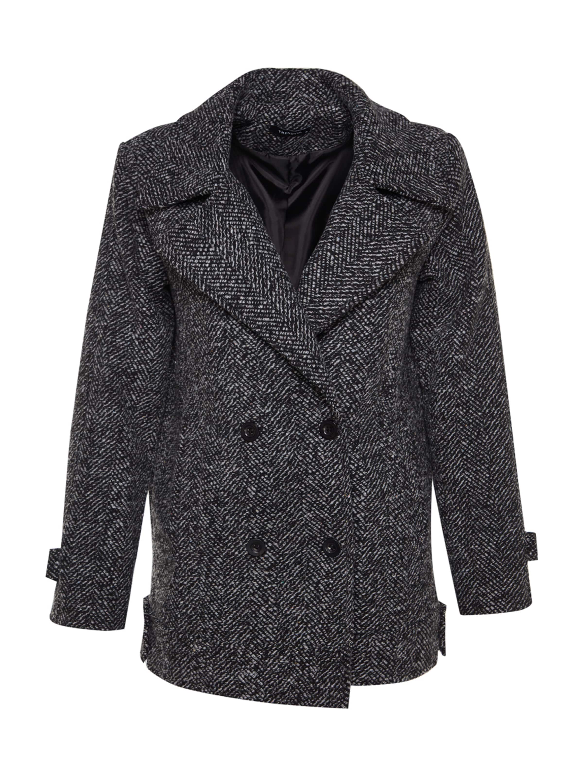 Trendyol Płaszcz przejściowy w kolorze czarny: przód