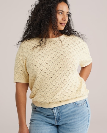 WE Fashion Pullover in Gelb: Vorderseite