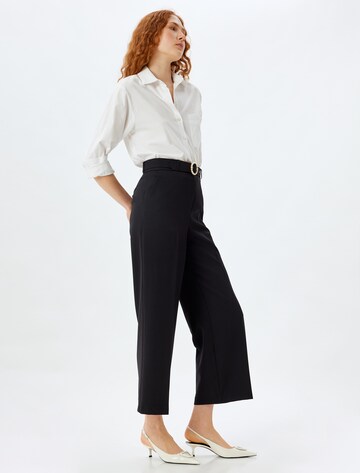 Koton Bootcut Pantalon in Zwart