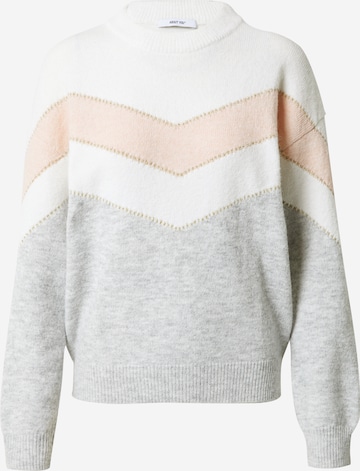 ABOUT YOU Sweater 'Janine' in Grey: front