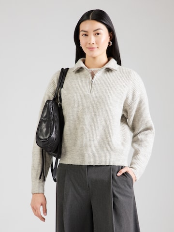 MSCH COPENHAGEN Trui 'Meilani Gytta' in Grijs: voorkant