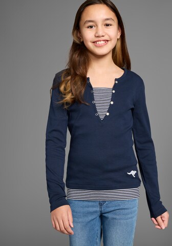 KangaROOS Shirt in Blau: Vorderseite