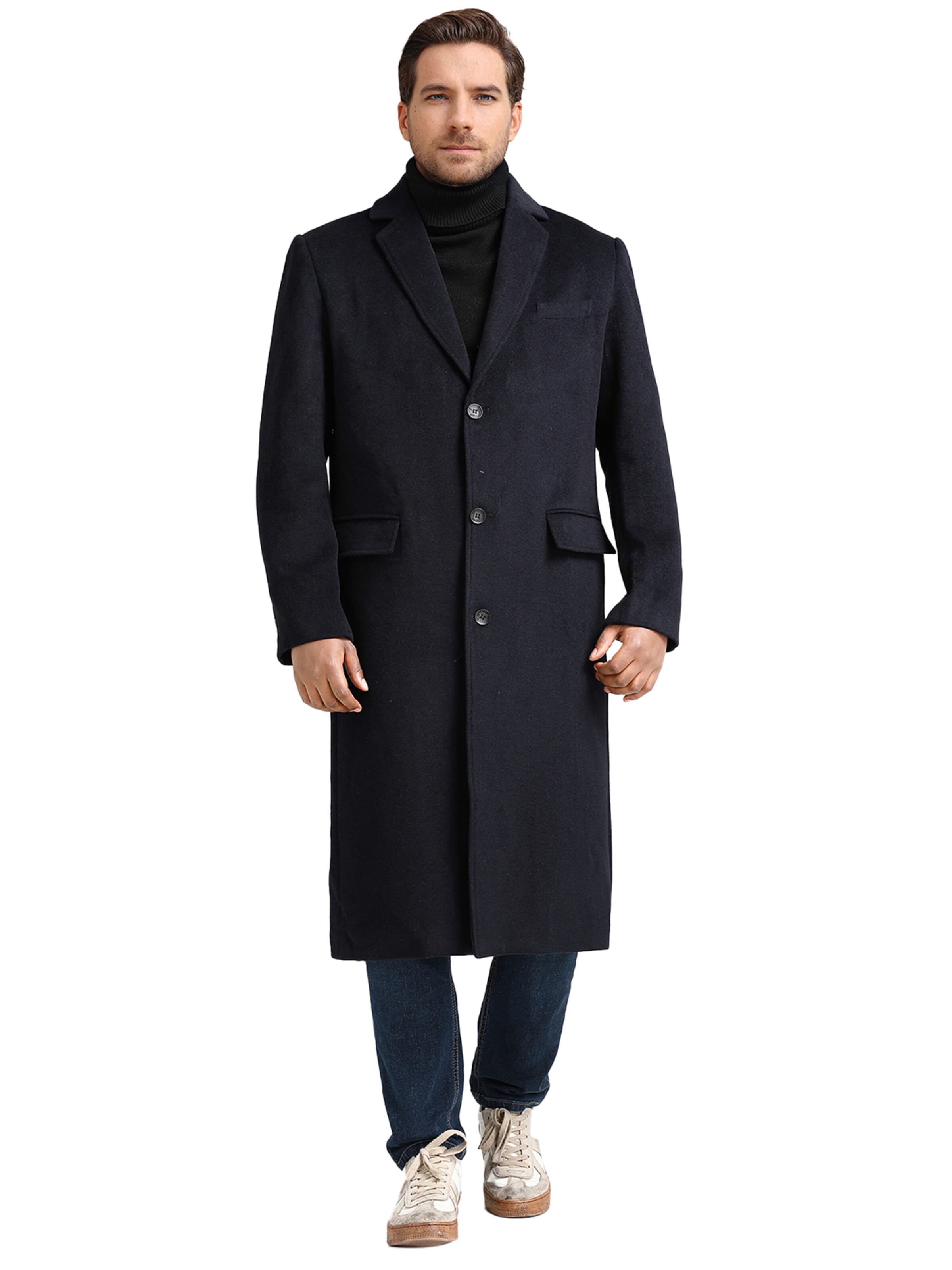 YOUTHUP Winter Coat 'Statur' in Blue: front