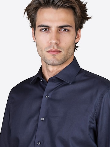 PIERRE CARDIN Regular fit Overhemd in Blauw
