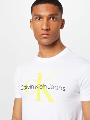 Calvin Klein Jeans Μπλουζάκι σε λευκό