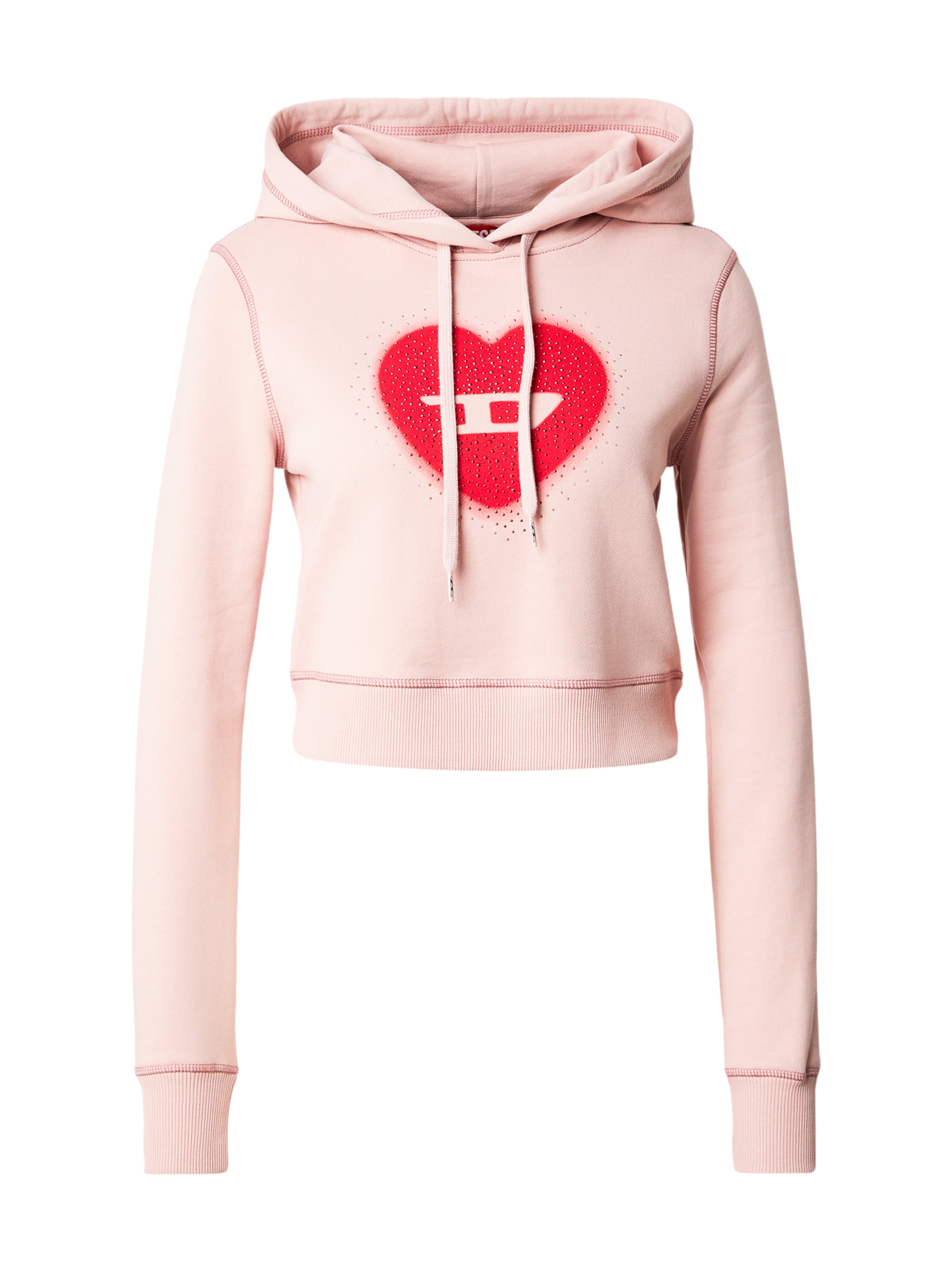 DIESEL Sweatshirt 'F-SLIMMY' i pink: forside