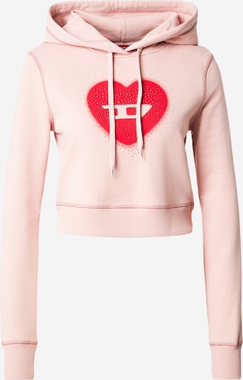 DIESEL Collegepaita 'F-SLIMMY' värissä roosa / punainen, Tuotenäkymä