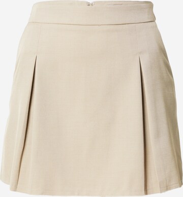 TOPSHOP Rok in Beige: voorkant