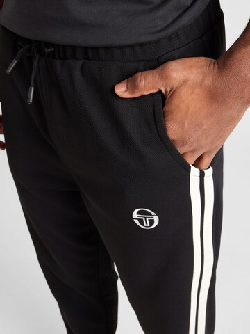 Sergio Tacchini Regular Sportbroek 'NEW DAMARINDO' in Zwart