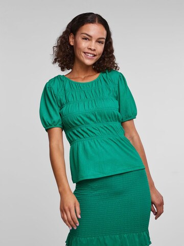PIECES Shirt 'Alka' in Green: front