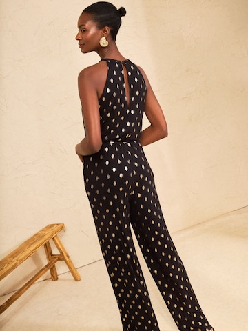 Combinaison love & roses en noir