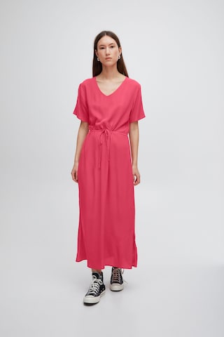 ICHI Dress 'Marrakech' in Red: front