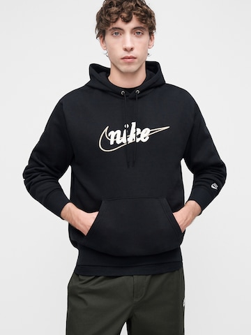 Nike Sportswear Sweatshirt 'Club' i svart
