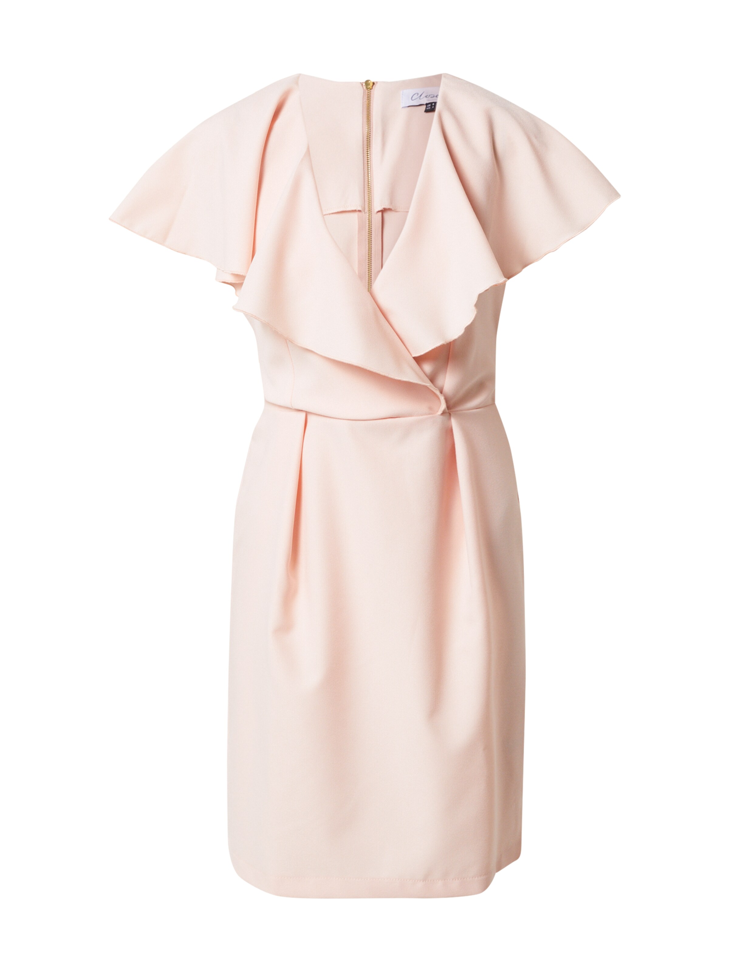 Rochie de cocktail de la Closet London pe roz: față