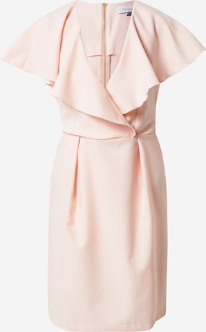 Robe de cocktail Closet London en rose : devant