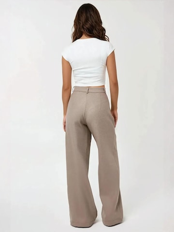 Hiccup Wide Leg Hose in Beige
