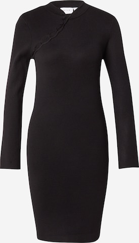 VILA - Vestido de punto 'VISeluna' en negro: frente