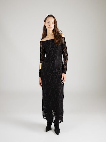 Robe de soirée TOPSHOP en noir : devant