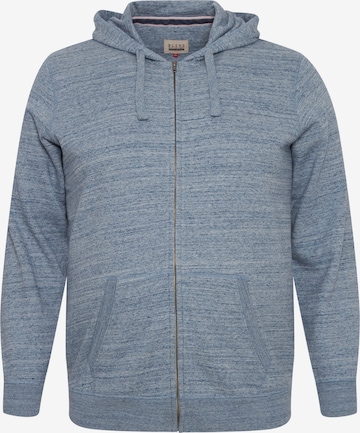 BLEND Kapuzensweatshirtjacke 'Velno' in Blau: predná strana